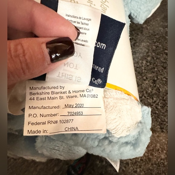 Berkshire Cuddly Buddies Plush Cozy Blanket Set with Cozy Animal Snuggle Pillow - Picture 11 of 15